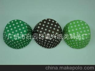 廠家生產(chǎn)供應(yīng) 圓點圖案防油紙杯 蛋糕紙杯