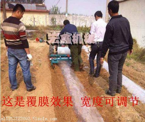 春季玉米播種覆膜機(jī)  拖拉機(jī)播種施肥覆膜 機(jī)械帶動播種覆膜機(jī)