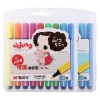 晨光（M&G）TCP90182冬己卡通三角水彩筆繪畫(huà)筆18色盒 外盒顏色隨機(jī)